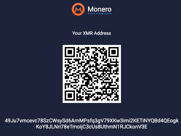 Support jadi Monero